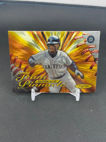1997 PINNACLE - TEAM PINNACLE - K. GRIFFEY JR. / E. BURKS - #7