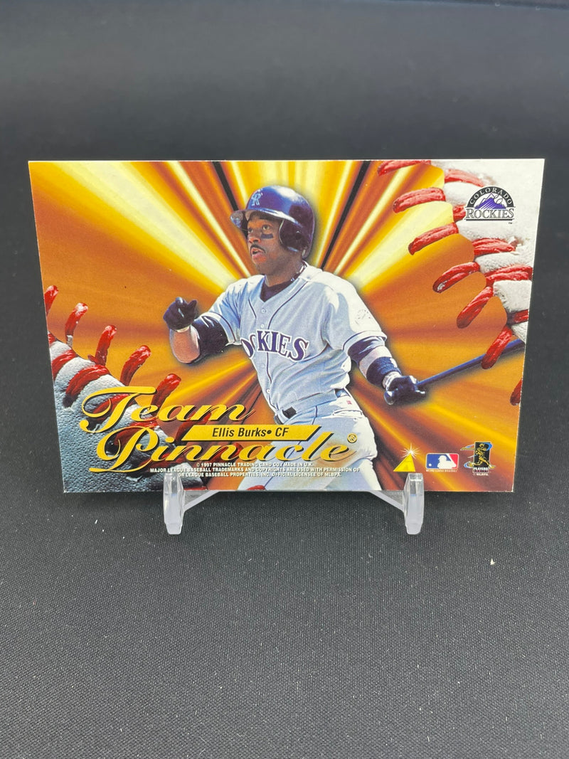 1997 PINNACLE - TEAM PINNACLE - K. GRIFFEY JR. / E. BURKS -