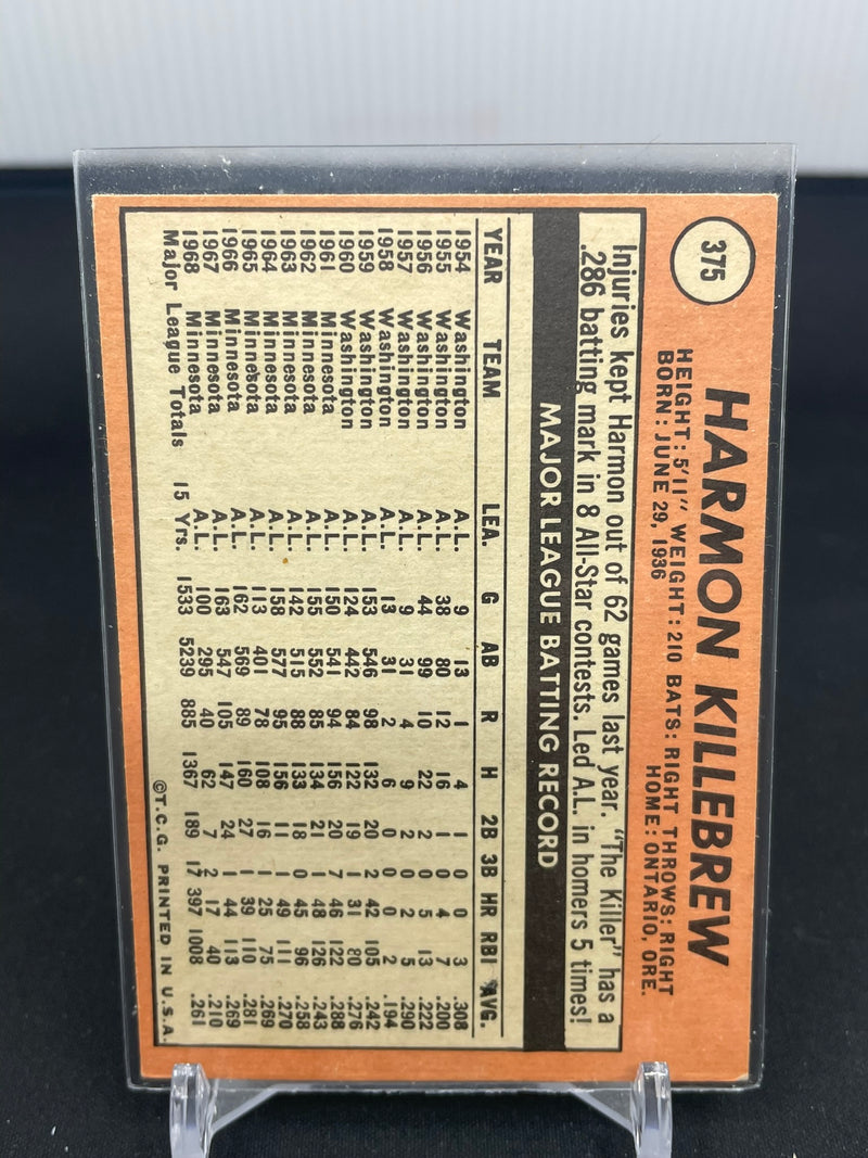 1969 TOPPS - H. KILLEBREW -