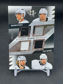 2025 UPPER DECK ULTIMATE - ULTIMATE QUAD MATERIALS - Q. BYFIELD / K. FIALA / A. KEMPE / A. KOPITAR - #QM-BFKK - #'D/149 - 4X RELIC
