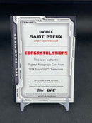 2014 TOPPS UFC CHAMPIONS - O. SAINT PREUX -