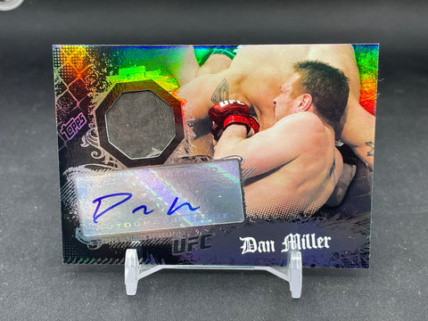 2010 TOPPS UFC MAIN EVENT - D. MILLER - #8 - RELIC - AUTOGRAPH