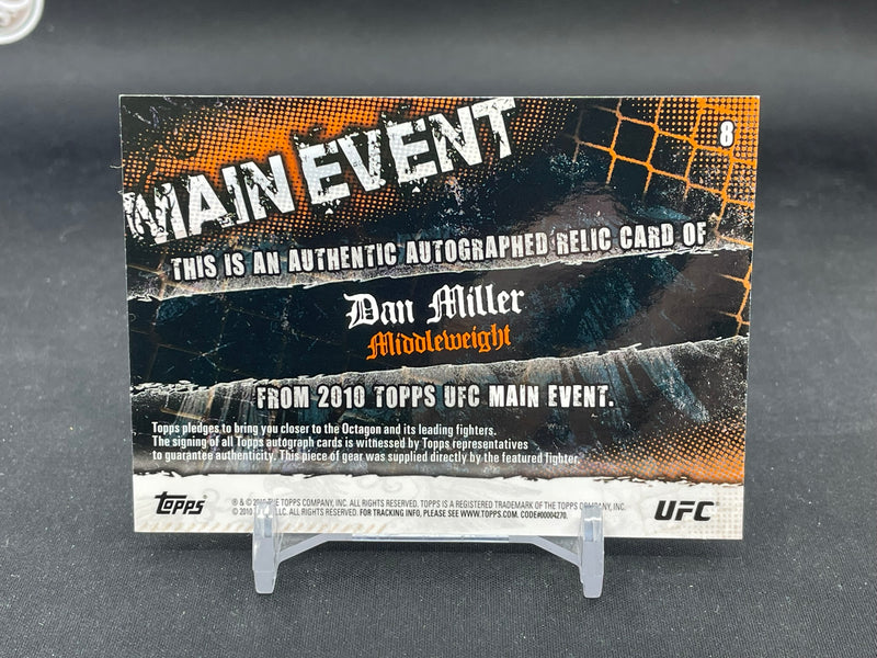 2010 TOPPS UFC MAIN EVENT - D. MILLER -