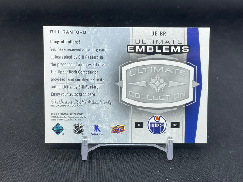 2025 UPPER DECK ULTIMATE - ULTIMATE EMBLEMS - B. RANFORD -