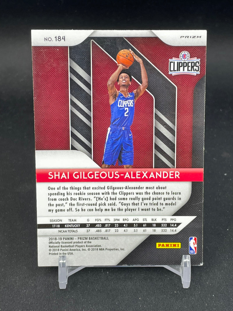 2018 PANINI PRIZM - RED, WHITE, BLUE PRIZM - S. GILGEOUS-ALEXANDER -