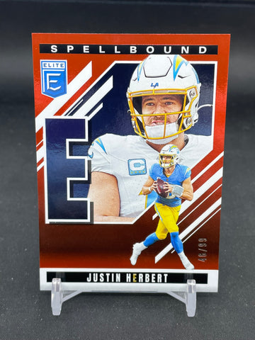 2025 PANINI DONRUSS ELITE - RED - SPELLBOUND - J. HERBERT - #35 - #'D/99