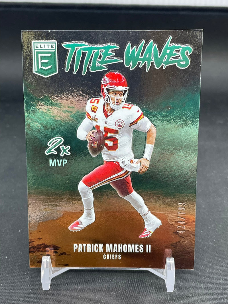 2025 PANINI DONRUSS ELITE - TITLE WAVES - P. MAHOMES II - #1 - #'D/799