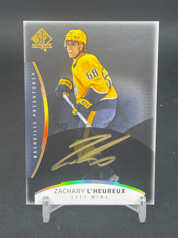 2025 UPPER DECK SP AUTHENTIC - MYSTERY BLACK AUTO - Z. L'HEUREUX - #3 - AUTOGRAPH