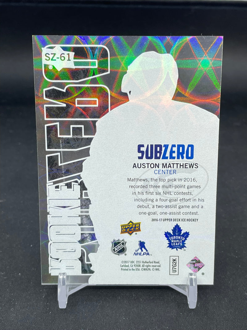2016 UPPER DECK ICE - SUBZERO ROOKIE - A. MATTHEWS -