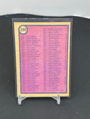 1982 O-PEE-CHEE - CHECKLIST - #265-396 - #396