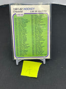 1981 O-PEE-CHEE - CHECKLIST - #265-396 - #381