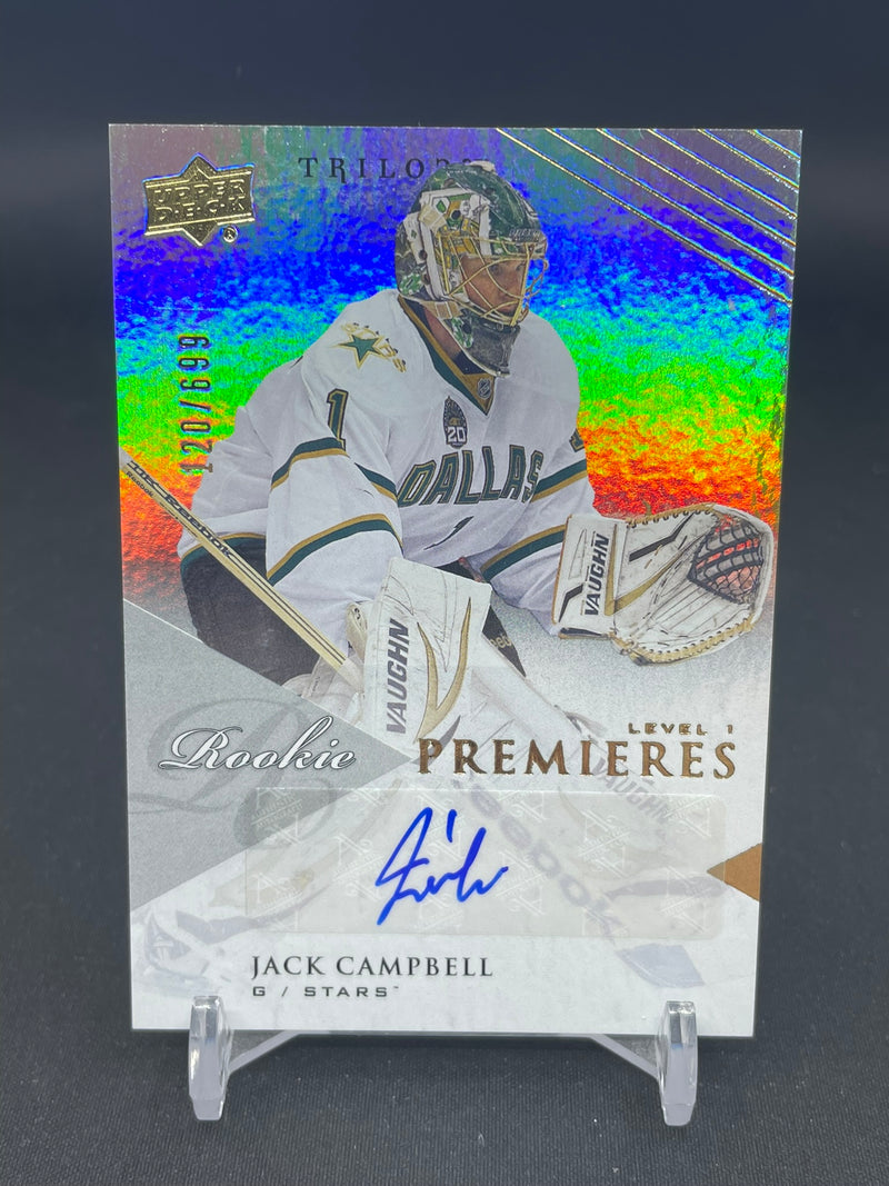 2013 UPPER DECK TRILOGY - PREMIERES - J. CAMPBELL - #179 - #'D/699 - AUTOGRAPH - RC