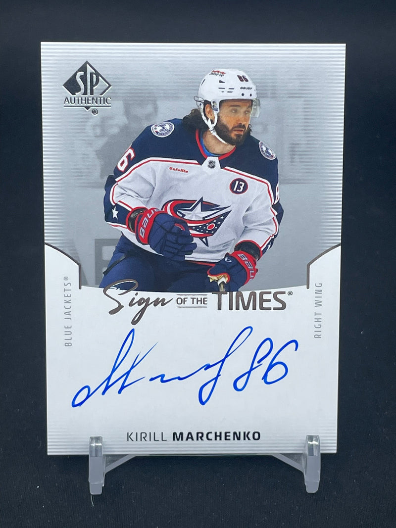 2025 UPPER DECK SP AUTHENTIC - SIGN OF THE TIMES - K. MARCHENKO -