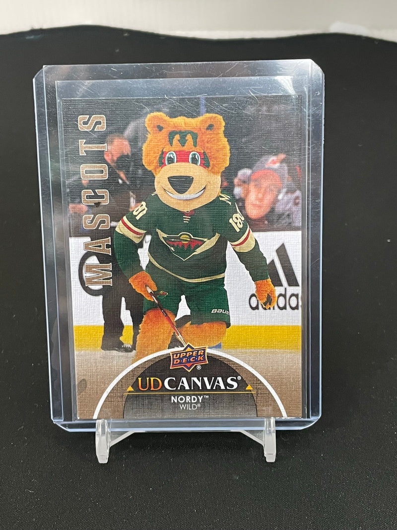 2021 UPPER DECK EXTENDED SERIES - UD CANVAS - MASCOTS - NORDY -