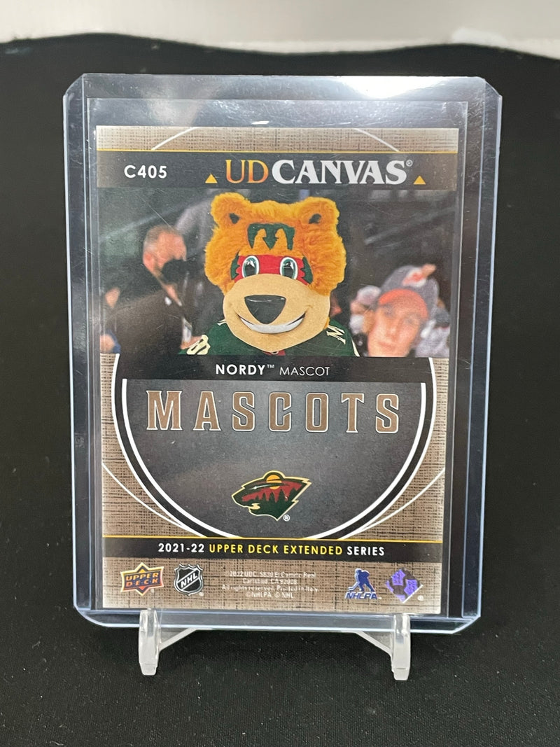 2021 UPPER DECK EXTENDED SERIES - UD CANVAS - MASCOTS - NORDY -