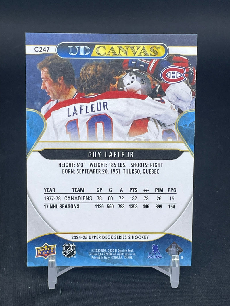 2024 UPPER DECK SERIES TWO - UD CANVAS - RETIRED - G. LAFLEUR -