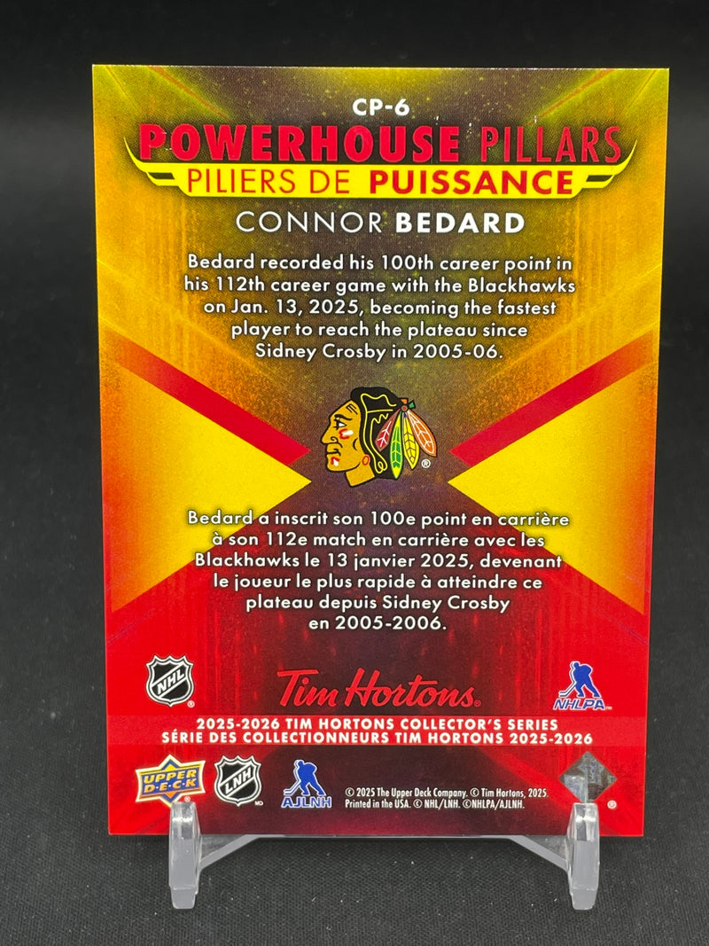 2025 UPPER DECK TIM HORTONS - POWERHOUSE PILLARS - C. BEDARD -