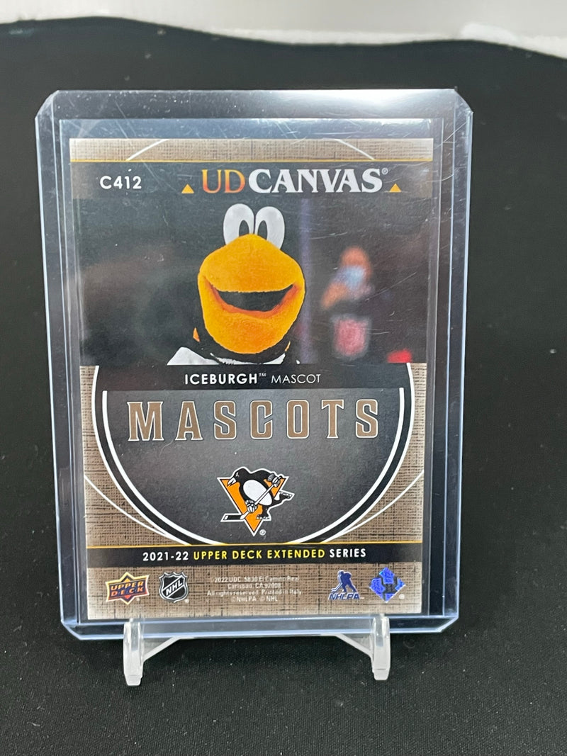 2021 UPPER DECK EXTENDED SERIES - UD CANVAS - MASCOTS - ICEBURGH -