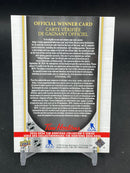 2025 UPPER DECK TIM HORTONS - REDEMPTION - C. HELLEBUYCK - RELIC CARD