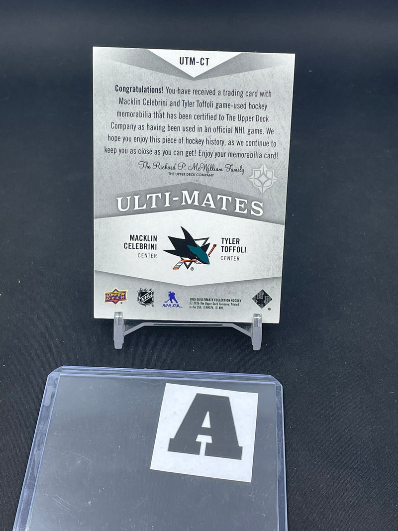 2025 UPPER DECK ULTIMATE - ULTI-MATES - M. CELEBRINI / T. TOFFOLI -