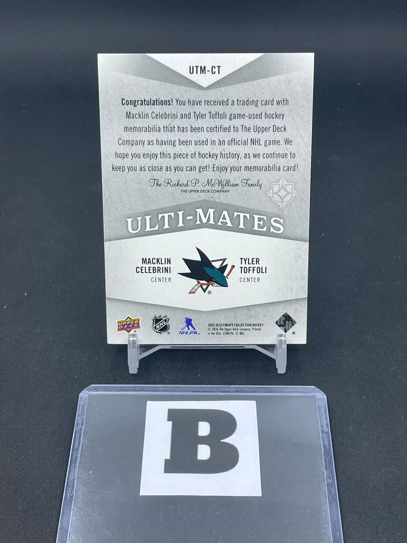 2025 UPPER DECK ULTIMATE - ULTI-MATES - M. CELEBRINI / T. TOFFOLI -