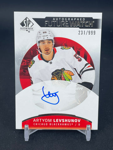 2025 UPPER DECK SP AUTHENTIC - FUTURE WATCH AUTO - A. LEVSHUNOV - #123 - #'D/999 - AUTOGRAPH - RC