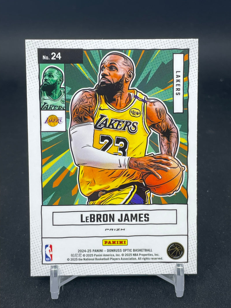 2024 PANINI DONRUSS OPTIC - PRIZM - NET MARVELS - L. JAMES -