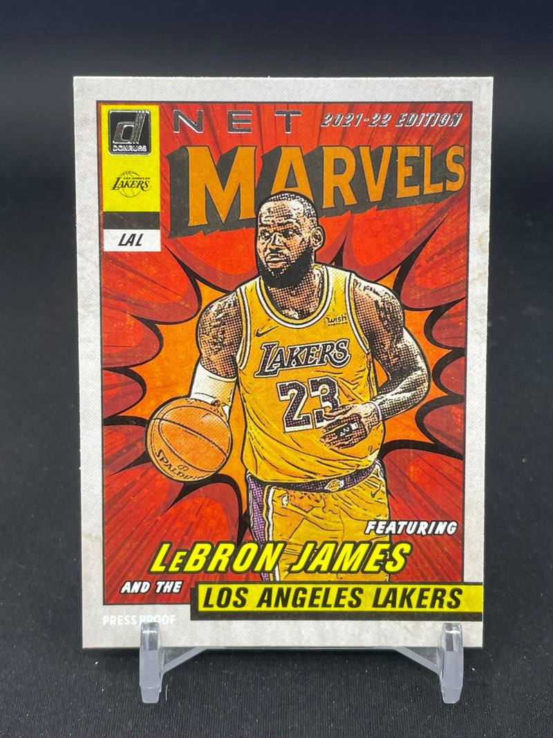 2021 PANINI DONRUSS - NET MARVELS - L. JAMES -
