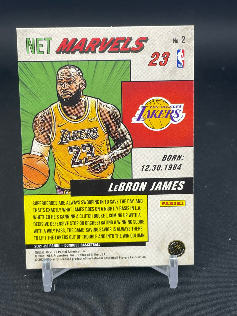 2021 PANINI DONRUSS - NET MARVELS - L. JAMES -