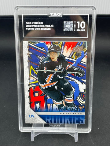 2024 UPPER DECK SERIES ONE - YOUNG GUNS RENEWED - A. OVECHKIN - #YGR-13 - TAG 10