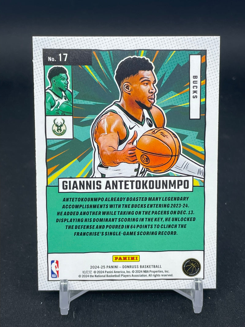 2024 PANINI DONRUSS - PURPLE PRESS PROOF - NET MARVELS - G. ANTETOKOUNMPO -
