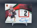 2025 PANINI IMMACULATE - GREEN - IMMACULATE NUMBERS - S. SANDERS - #NRPA-SSS - #'D/25 - RELIC - AUTOGRAPH - RC