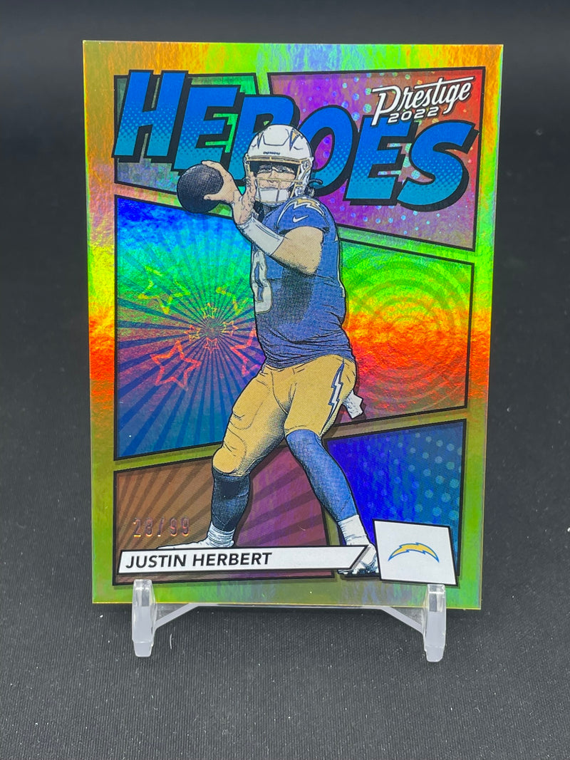 2022 PANINI PRESTIGE - GOLD - XTRA POINTS HEROES - J. HERBERT - #H-3 - #'D/99