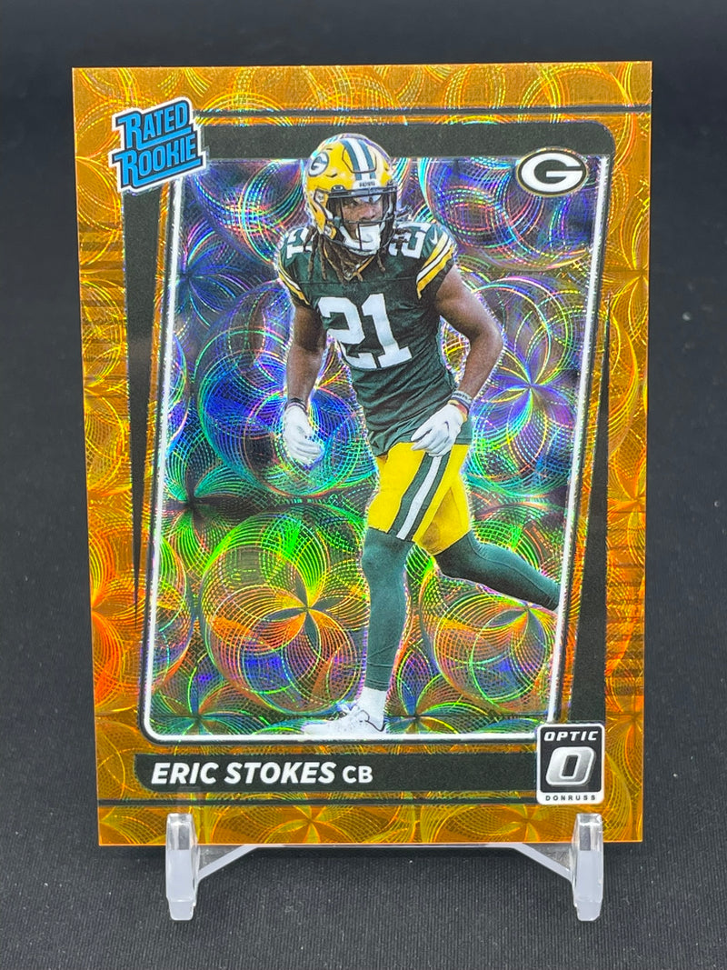 2021 PANINI DONRUSS OPTIC - ORANGE SCOPE - RATED ROOKIE - E. STOKES - #251 - #'D/79 - RC