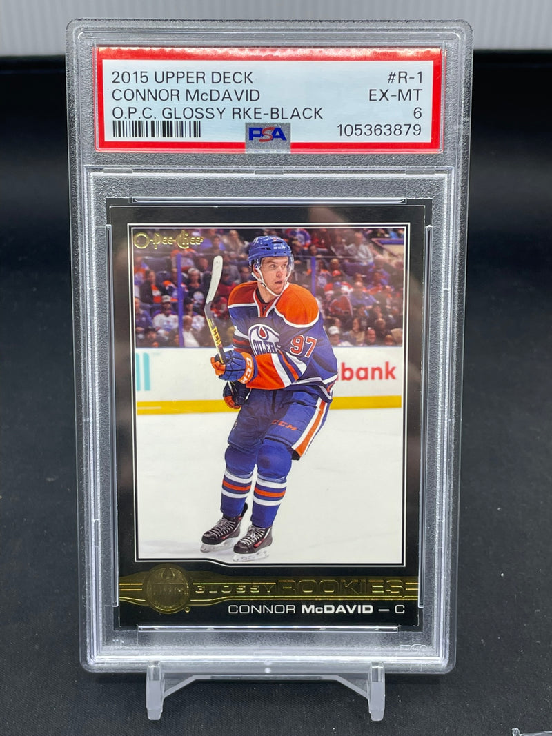 2015 UPPER DECK SERIES TWO - BLACK - O-PEE-CHEE GLOBBY ROOKIE - C. MCDAVID -