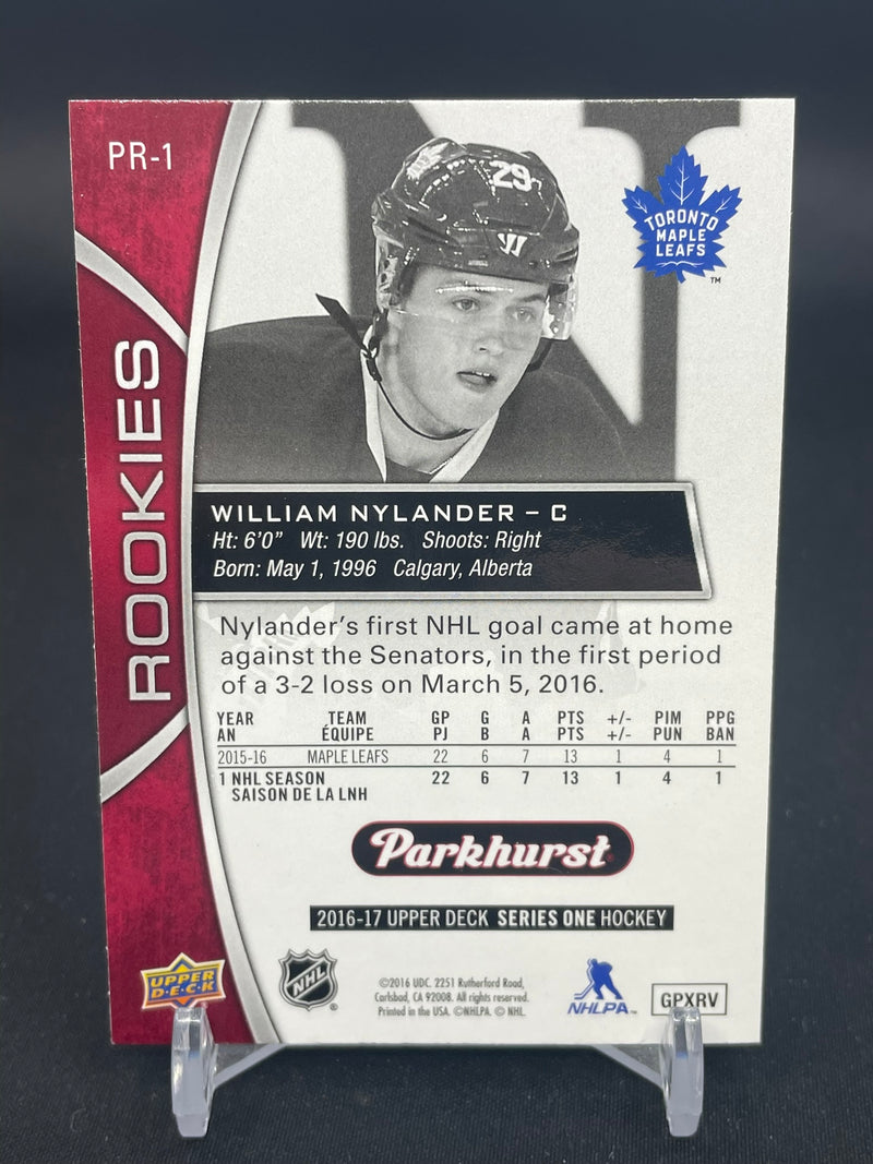 2016 UPPER DECK PARKHURST - RED - ROOKIE - W. NYLANDER -