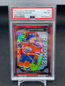 2015 UPPER DECK O-PEE-CHEE PLATINUM - RED PRISM - MARQUEE ROOKIE - C. MCDAVID - #M1 - #'D/149 - PSA 8 - RC