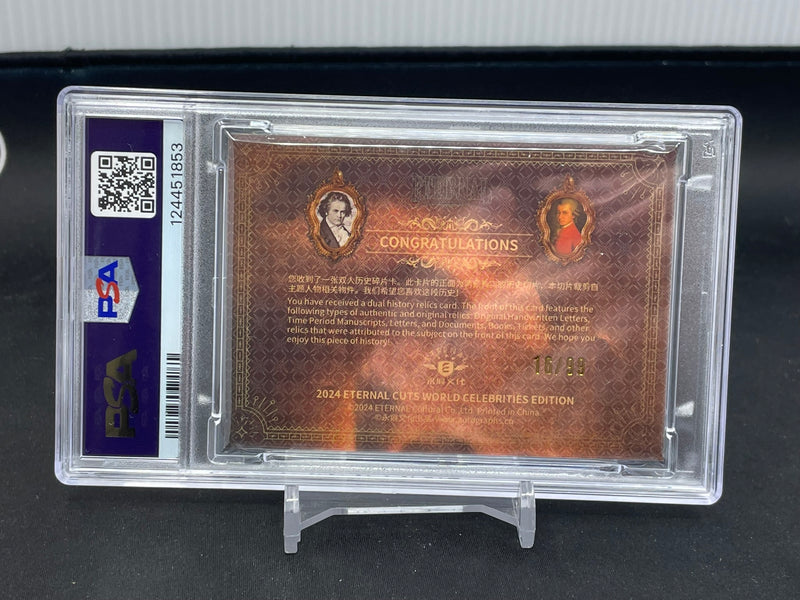 2024 ETERNAL CUTS WORLD CELEBRITIES EDITION - COPPERY - DUAL HISTORY RELICS - LUDWIG VAN BEETHOVEN / WOLFGANG MOZART -