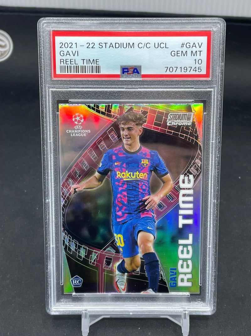 2021 TOPPS STADIUM CLUB CHROME - REEL TIME - GAVI -