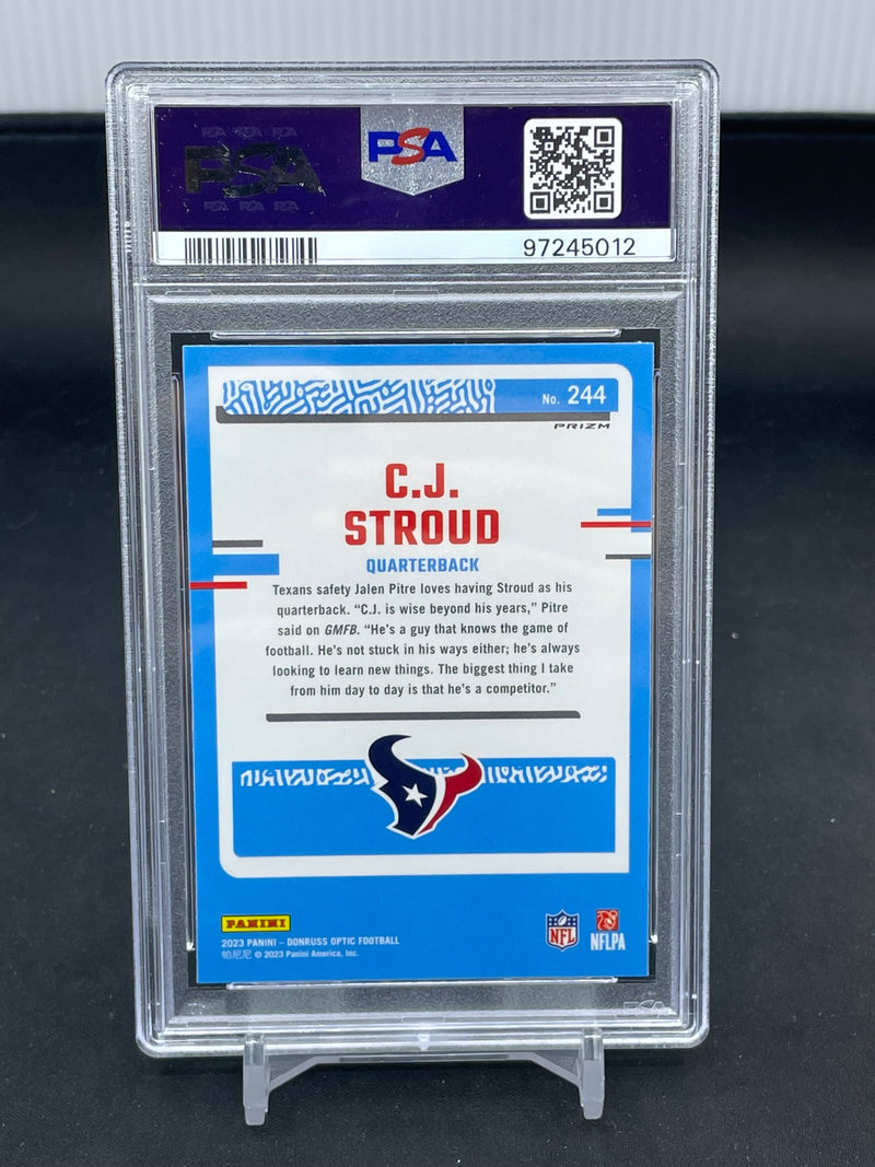 2023 PANINI DONRUSS OPTIC - PURPLE SHOCK - RATED ROOKIE - C. STROUD -