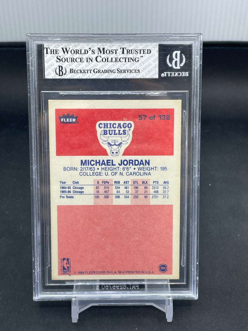 1986 FLEER - M. JORDAN -