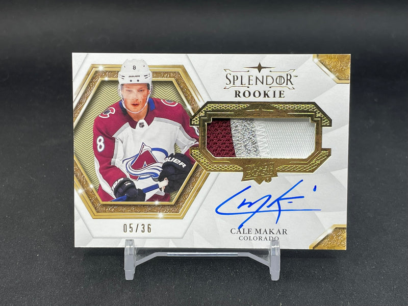 2019 UPPER DECK THE CUP - SPLENDOR ROOKIES - C. MAKAR - #SP-MA - #'D/36 - RELIC - AUTOGRAPH - RC