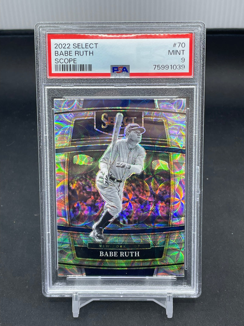 2022 PANINI SELECT - SCOPE PRIZM - B. RUTH -