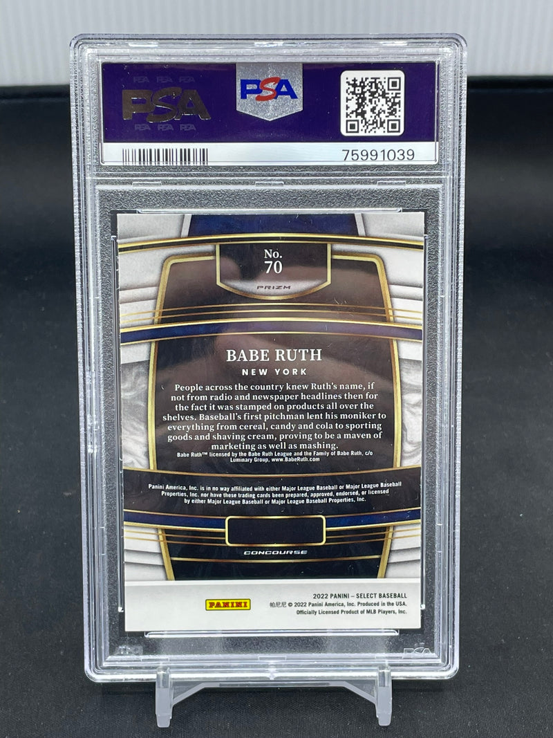 2022 PANINI SELECT - SCOPE PRIZM - B. RUTH -
