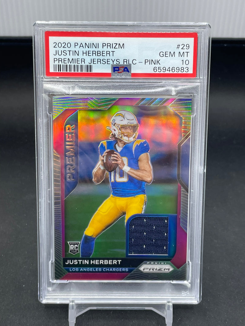 2020 PANINI PRIZM - PINK - PREMIER JERSEYS - J. HERBERT -
