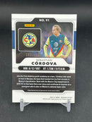 2020 PANINI OBSIDIAN - S. CORDOVA - #91 - #'D/195 - RC
