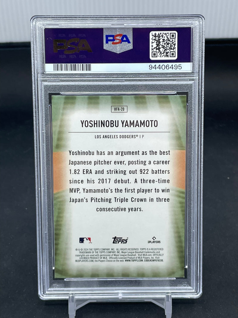 2024 TOPPS - HOME FIELD ADVANTAGE - Y. YAMAMOTO -