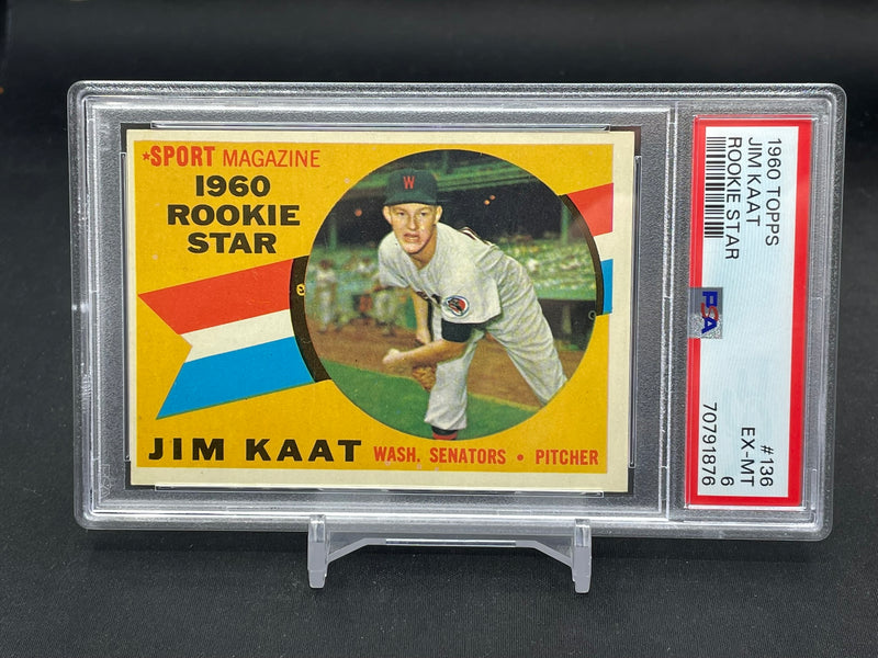 1960 TOPPS - ROOKIE STAR - J. KAAT -