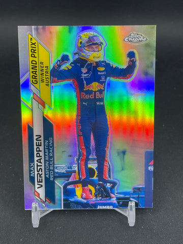 2020 TOPPS CHROME F1 - REFRACTOR - M. VERSTAPPEN - #141