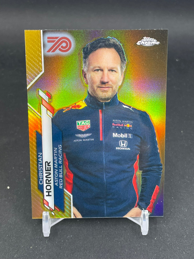 2020 TOPPS CHROME - GOLD 70TH ANNIVERSARY - C. HORNER -